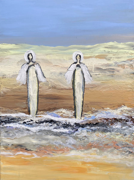 Angels on the beach (60x80cm)