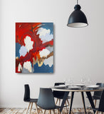 08-26 (90x120cm) - Danish Gallery - Moderne, abstrakte malerier. Online galleri med original, unik kunst til din bolig. 
