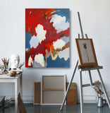 08-26 (90x120cm) - Danish Gallery - Moderne, abstrakte malerier. Online galleri med original, unik kunst til din bolig. 