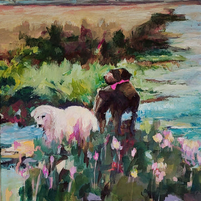 Knædybt i vand (50x70 cm)