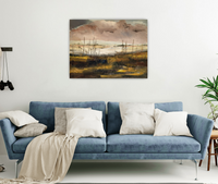 On sticks (80x60cm)
