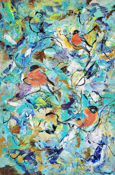 Birds and other animals II (40x60cm)
