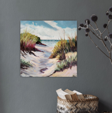 In the dunes (30x30cm) - Danish Gallery - Moderne, abstrakte malerier. Online galleri med original, unik kunst til din bolig. 