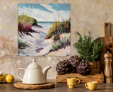 In the dunes (30x30cm) - Danish Gallery - Moderne, abstrakte malerier. Online galleri med original, unik kunst til din bolig. 