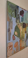 Vases on table (80x80cm)