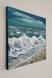 The blue wave (60x60cm)