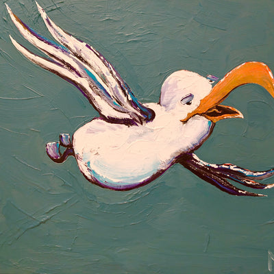 Figurativ 32: Mågen (70x60 cm)