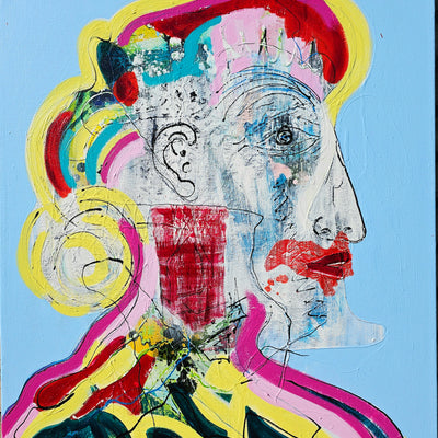 Untitled Blue I (60x70cm)