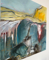 Fractured Calm (100x100cm)