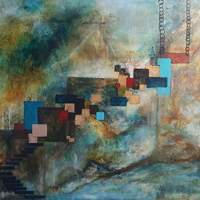 Trappe til noget (100x80cm)