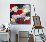 15-26 (100x100cm) - Danish Gallery - Moderne, abstrakte malerier. Online galleri med original, unik kunst til din bolig. 