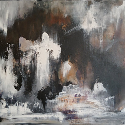 Der er altid et lys i mørket (98x78cm)