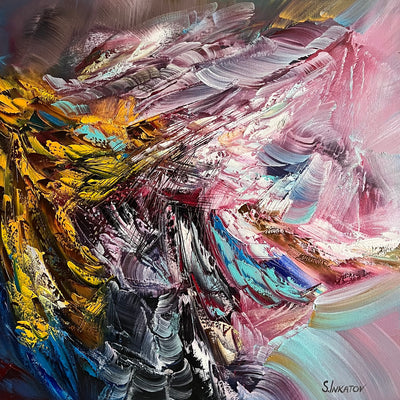 Glints of Happiness (50x50cm)