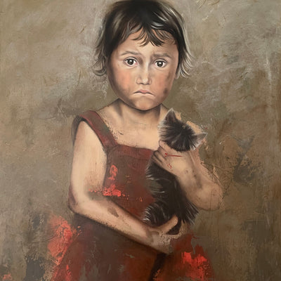 Barndommens skygger (50x60cm)