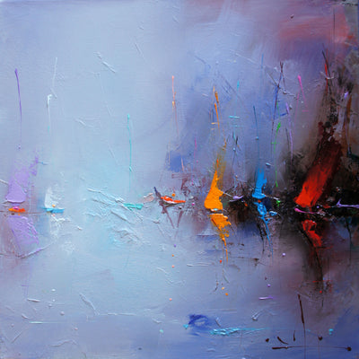 Abstrakt hav (40x40cm)