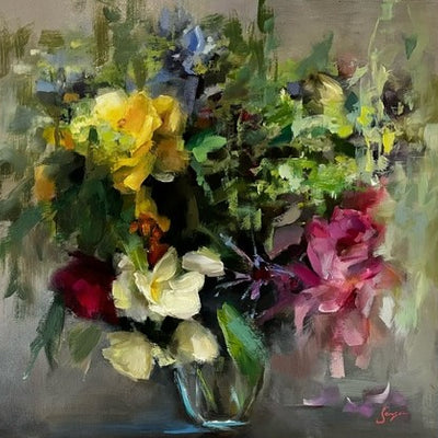 Bedstemors buket (50x50cm)