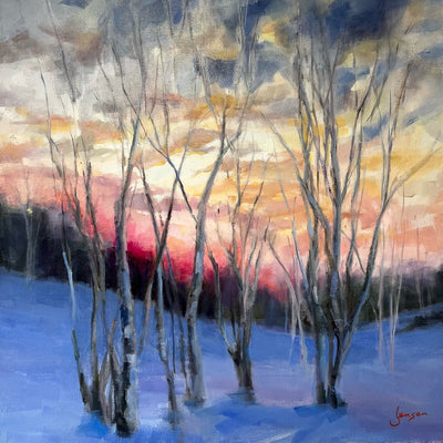 Januarmorgen (50x50cm)