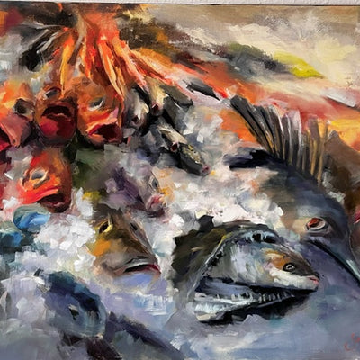 Fancy Fish - Torvehallerne (80x60cm)