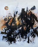 The watching sun (90x110cm)