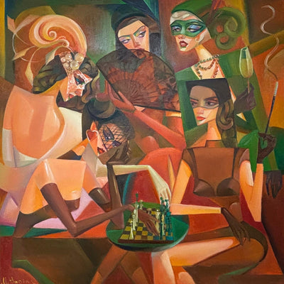 Inkognitofest (90x90cm)