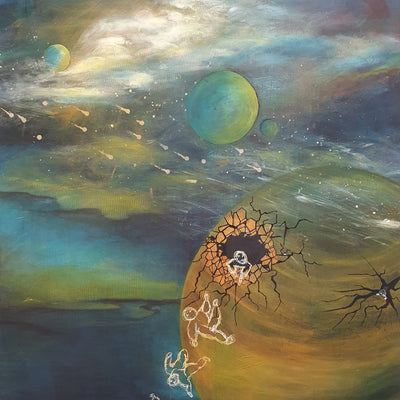 On the edge (90x100cm)
