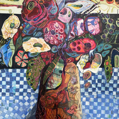 A vase of flowers (70x90cm)