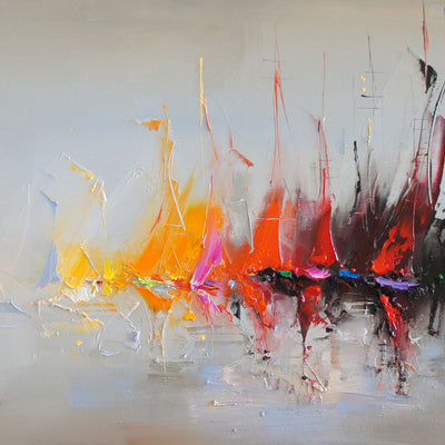 Abstrakte diagrammer (137x51cm)