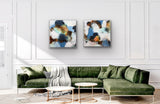 Blue elements II (80x80cm)