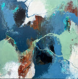 Blue Oceans (80x80cm)