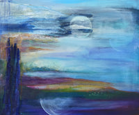 Evening moon (60x50cm)
