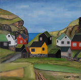 The village (40x40cm)