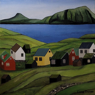 The fjord (40x40cm)