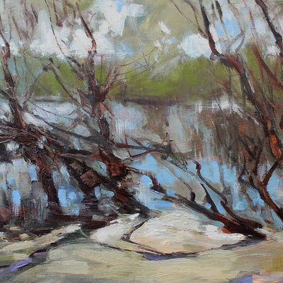 Oversvømmelse på floden (70x40cm)