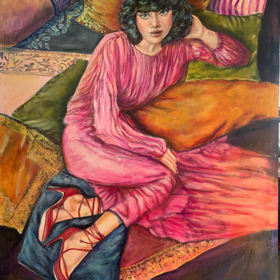 Fløjl og muslin (118x178cm)