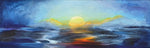 Glowing Mountains (90x30cm)