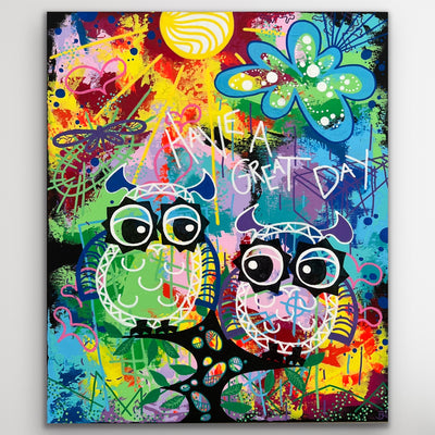 Hav en god dag (50x60 cm)