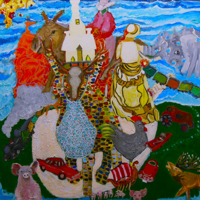 Havskum (100x100cm)