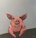Figurative 37: The Pig (60x70cm)