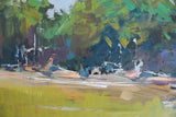 Where the Boats Gather (70x50cm)