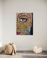 Flower Buddha (60x80cm)