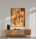 Untitled (105x140cm) - Danish Gallery - Moderne, abstrakte malerier. Online galleri med original, unik kunst til din bolig. 