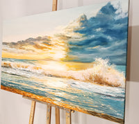 Burning waves (120x70cm)