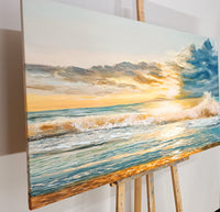 Burning waves (120x70cm)