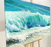 The beauty of the wave (120x80cm)