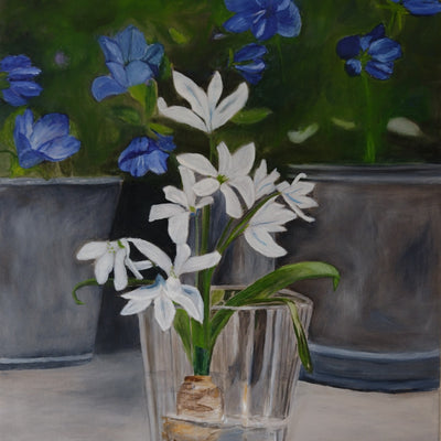 Løgplante i glas (50x60cm)