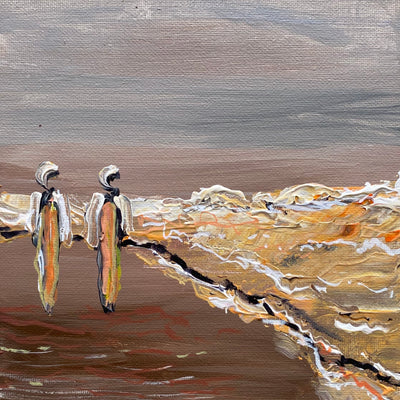 En snak om livet ved vandet (18x24cm)