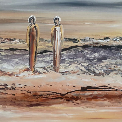 Lyset i vandet (60x80cm)