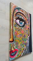Flower Buddha (60x80cm)