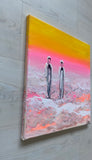 The pink ocean (40x40cm)