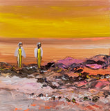 Lovers and friends (40x40cm)